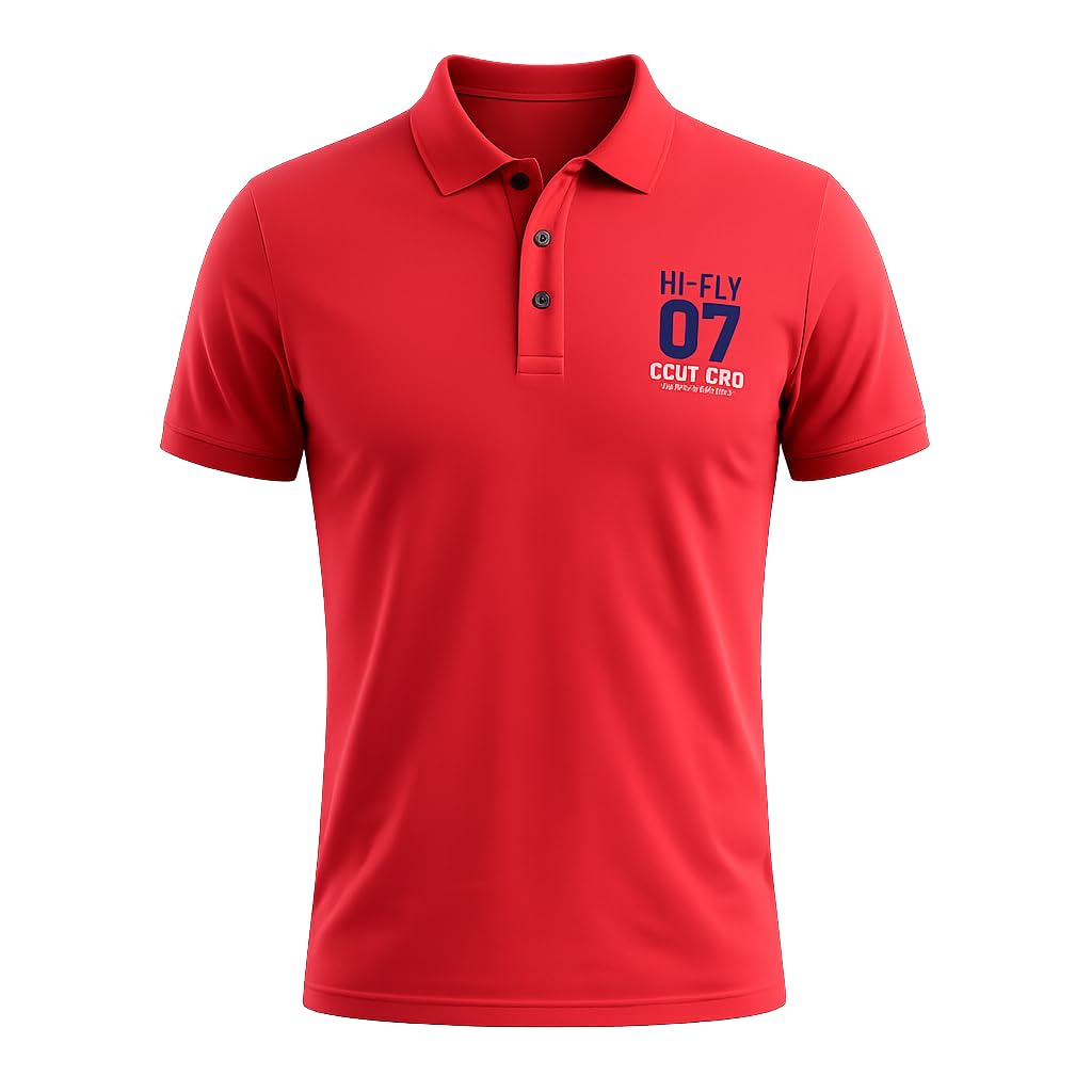 Classic Solid Polo Collar Button Placket Short Sleeve Everyday Comfort T Shirt. Red-picture-54
