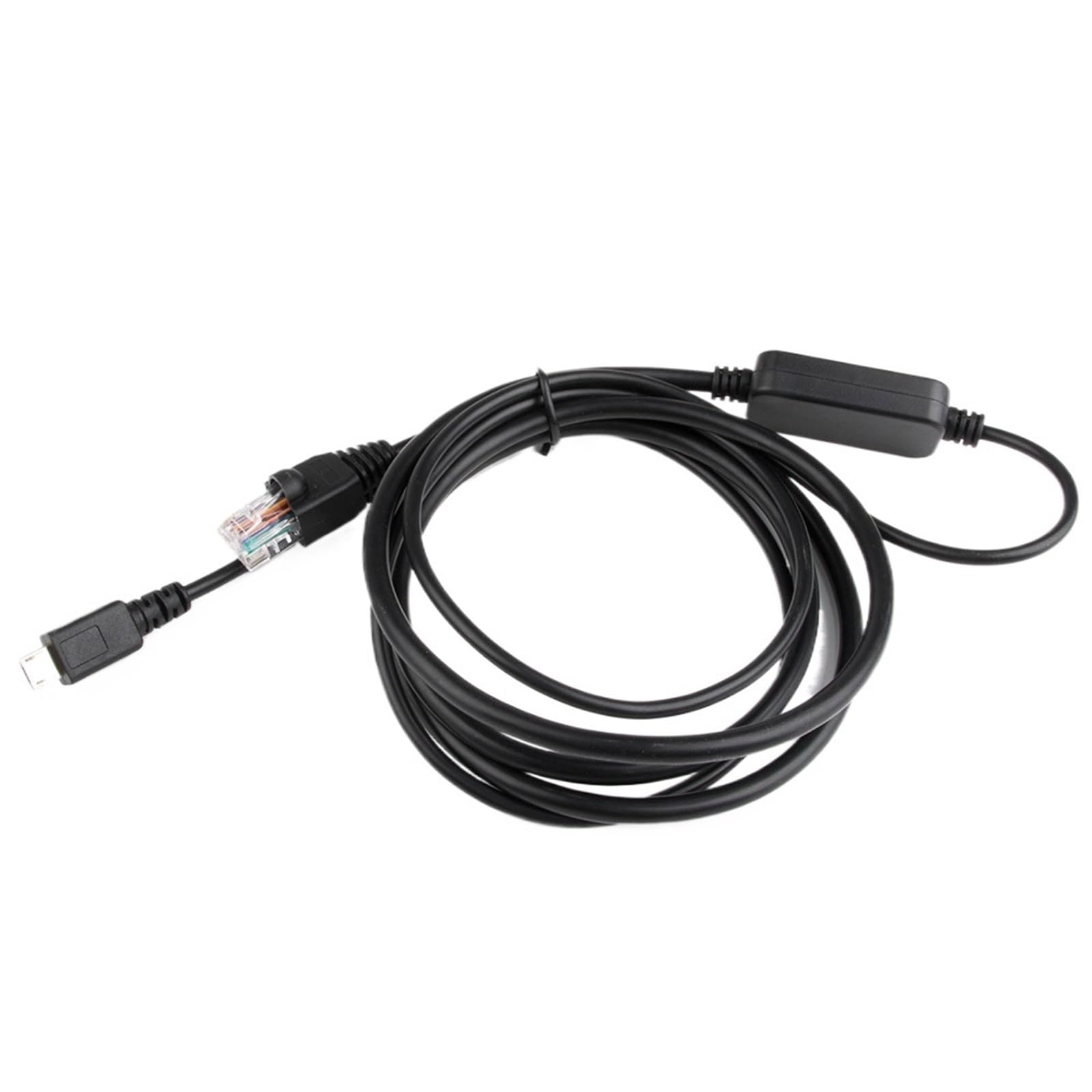 Cable de consola micro USB RJ45 for conexión de dispositivos, convertidor adaptador serie RS232 de 6 pies