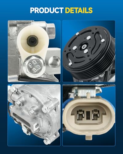 Image of PHILTOP 98495 NEW Air Conditioner AC Compressor with Clutch Compatible with Chevy Trax 2015-2022,Sonic 2013-2018 1.4T,Sonic 2019-2020,Buick Encore 2013-2022,Encore GX 2020-2021