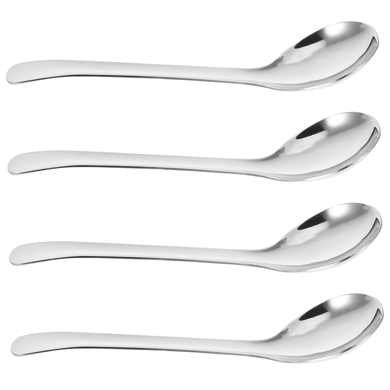 STOBAZA Stainless Steel Soup Ladles Comfortable Grip Multifunctional Serving Spoons for Dinner Wedding