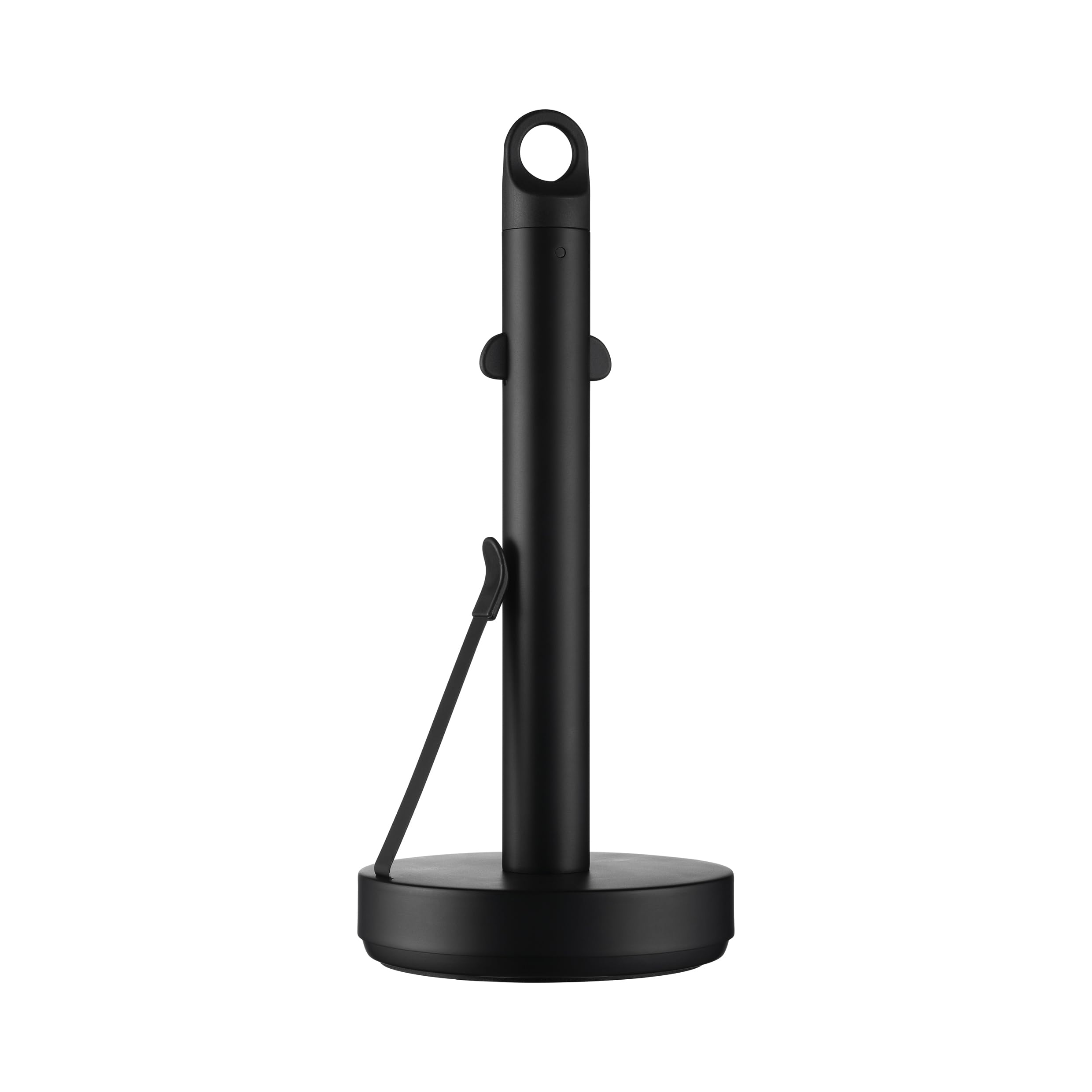 blomus -Loop- Küchenrollenhalter, Innovative Technik, Praktischer Haushaltshelfer, Farbe Black 64364