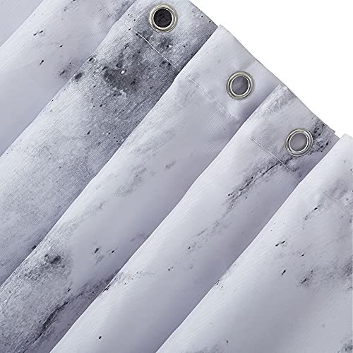 Cosevier Shower Curtain Marble Texture For Bathroom, Polyester Fabric Waterproof Bathroom Decor,Grey, 72" W X 72" L #TOP2