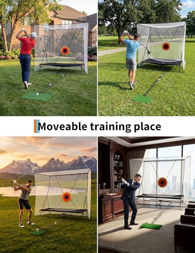 10 x 8 FT Golf Hitting Net, Golf Practice Net for Swing Training - image 5