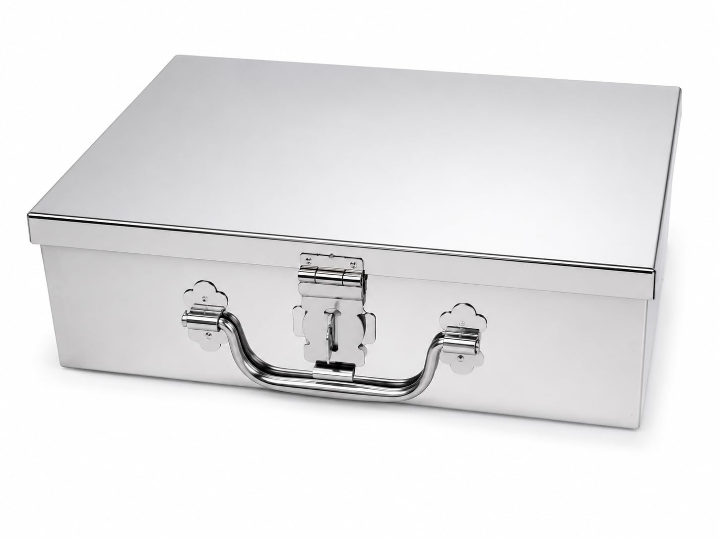 stainless steel storage box cash peti pooja peti safe locker | organizer, vanity box, multi-purpose, secure storage, pooja & cash safe