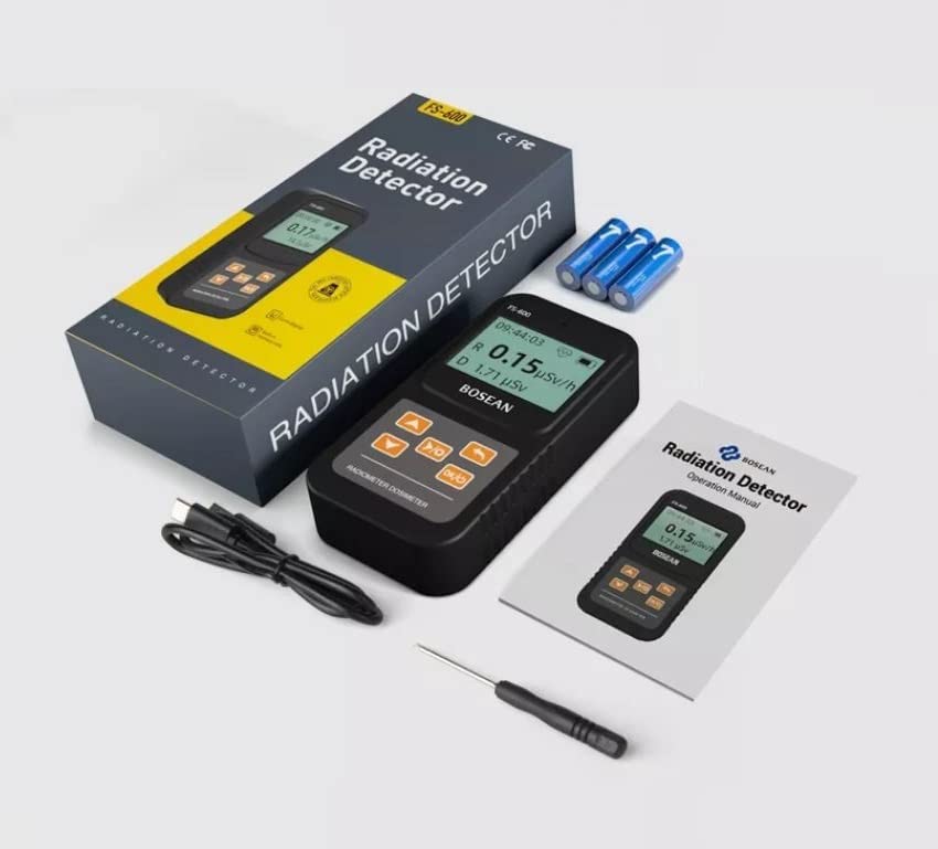 Détecteur de radiation FS600 Geigerger noir compteur de radioactivité portable