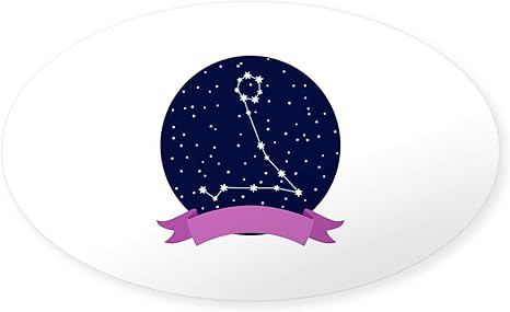 CafePress Constellation Pisces Sticker Oval Car Bumper Sticker