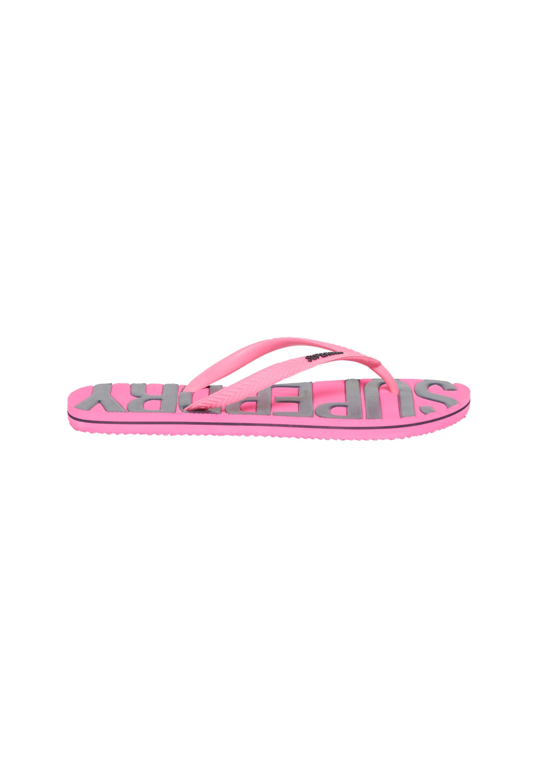 Superdry Women's Fluorescent Pink Vintage Vegan Flip Flop Sweatshirt, L