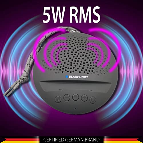 Image of Blaupunkt BT03 Wireless Bluetooth Speaker with Deep Bass & Mobile Stand (Grey), (BT03 GY)