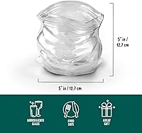 Vista 4 de Tazón abierto de vidrio soplado a mano Fred