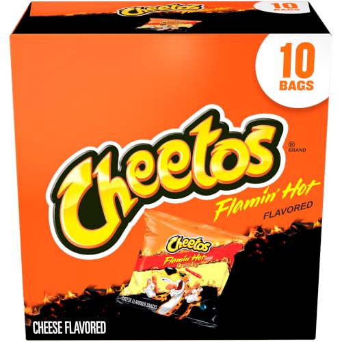 Cheetos Crunchy Flamin' Hot, bolsa de 1 oz (paquete de 10)