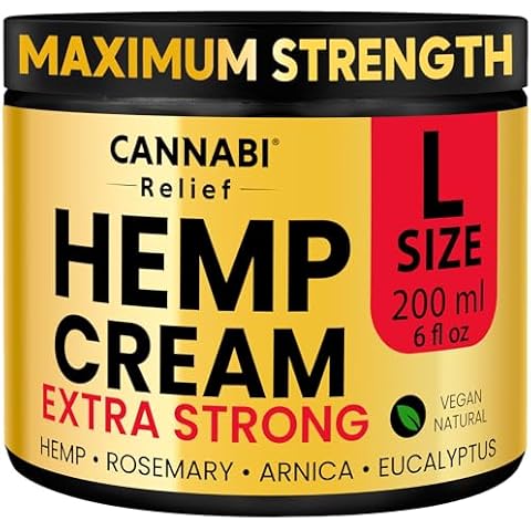 Extra Strong Hemp Cream for Muscles and Joints Cover