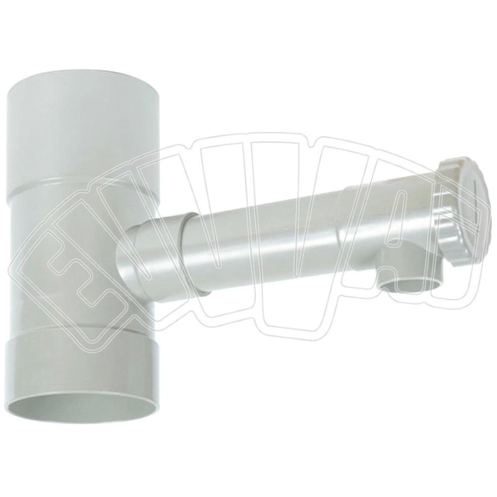 Ribiland 03669 Recuperador de agua de lluvia con capacidad para 80 mm, color Gris