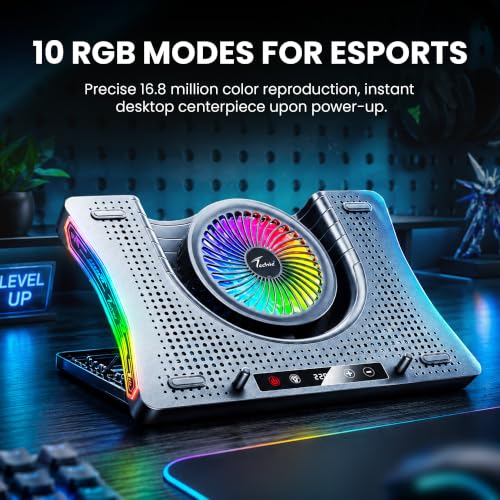 Image of Techie Turbo X Pro RGB Gaming Laptop Cooling Pad