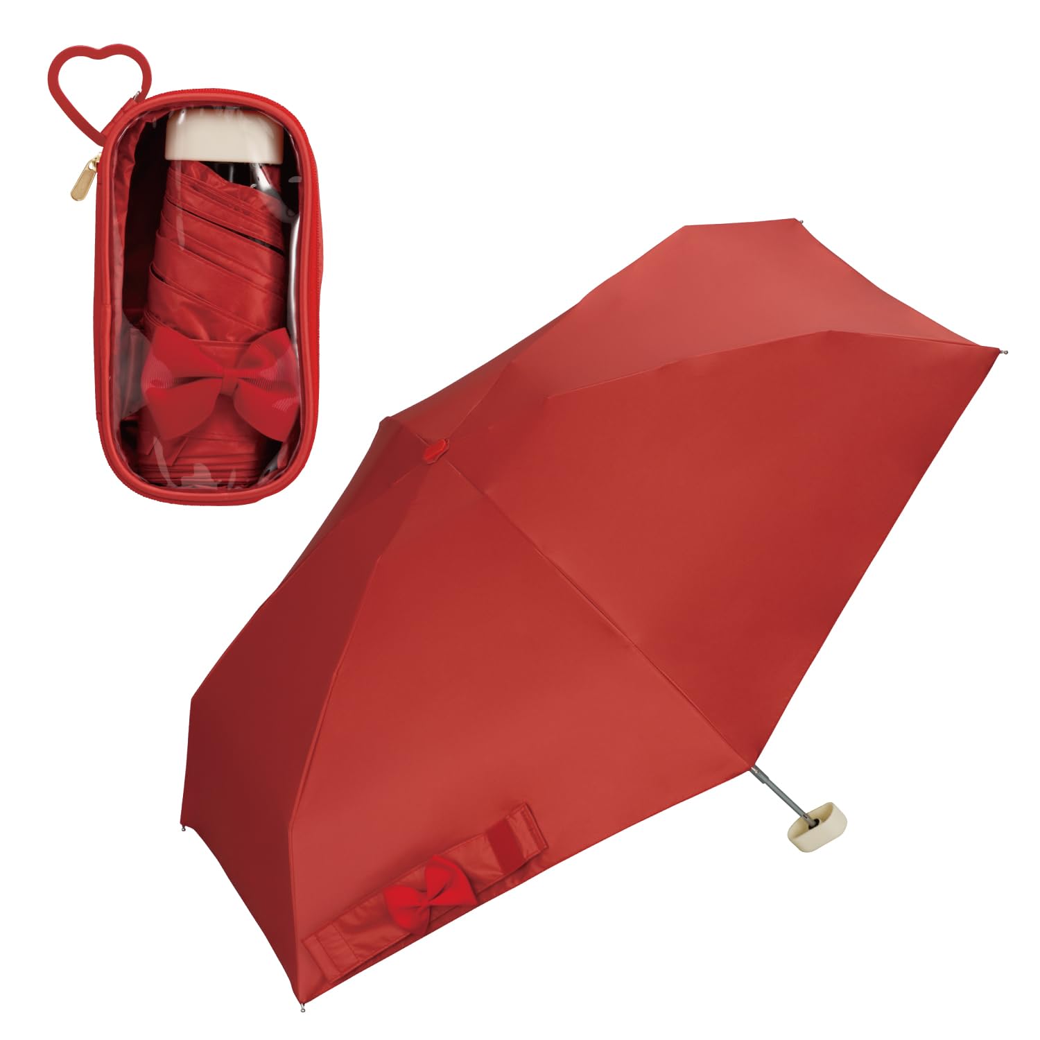 Amazon.co.jp: Wpc.日傘 RIZZFUL PARASOL ルビー/レッド《遮光率