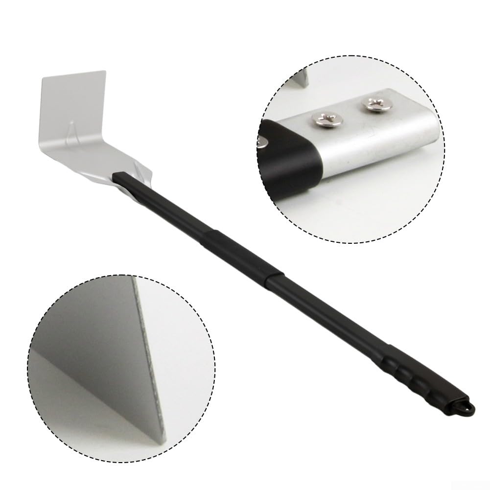 Râteau à charbon de bois pour barbecue, tisonnier, four à pizza, râteau à cendres en acier inoxydable, outils de jardin, outils de nettoyage de gril, accessoires