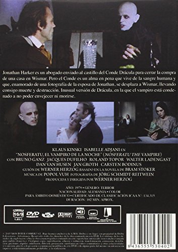 Nosferatu; Vampiro de la Noche DVD Nosferatu