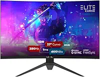 Monitor Gamer Hi Level Elite Curve 27' ELED, 280Hz, 1ms, HDR, Freesync e G-sync, Preto - W2717REC-V2