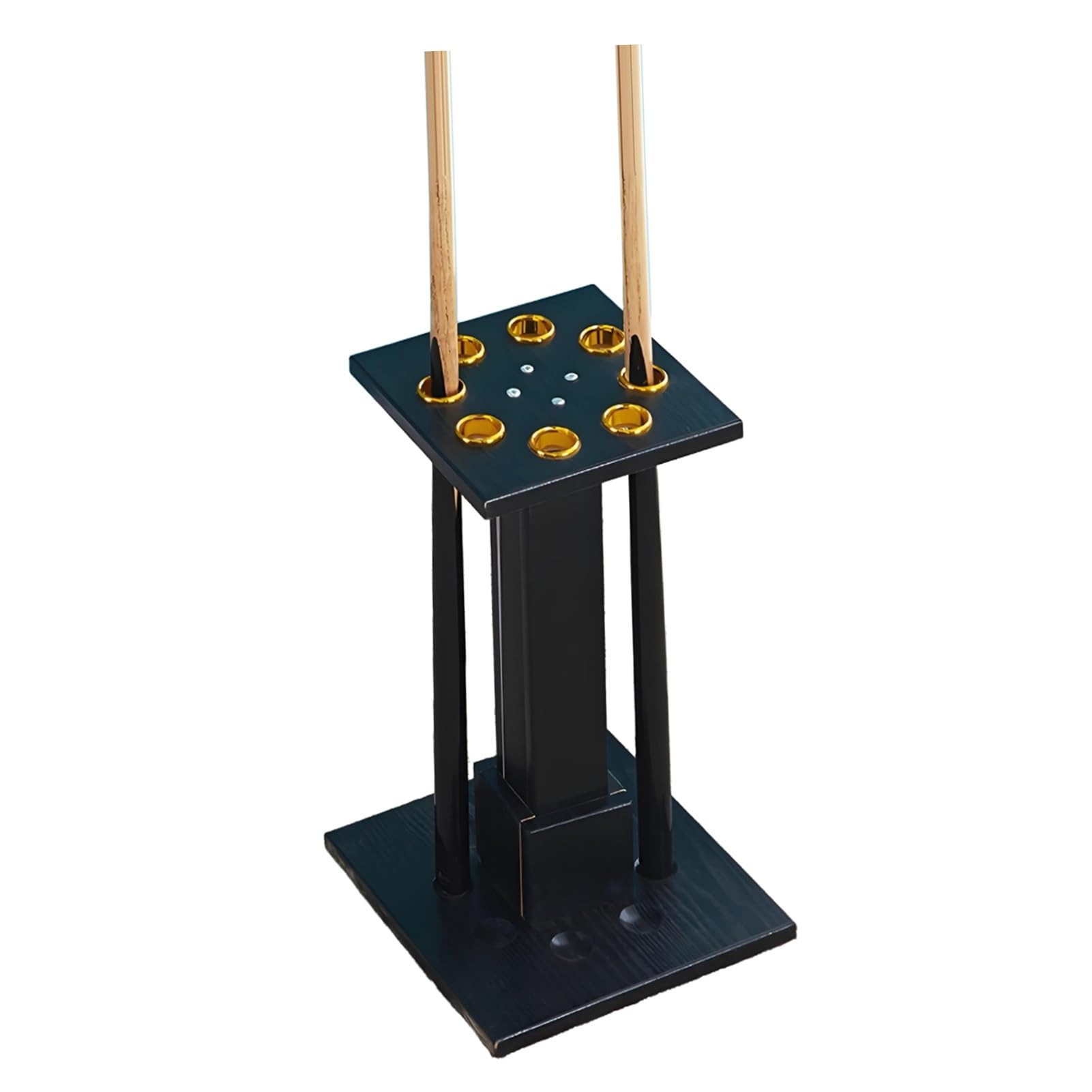 Estante For Tacos De Billar Con Capacidad For 8 Tacos, Soporte For Palo De Billar, Estructura Robusta, For Familias, Escuelas, Clubes, Habitaciones Y Gimnasios(Black)
