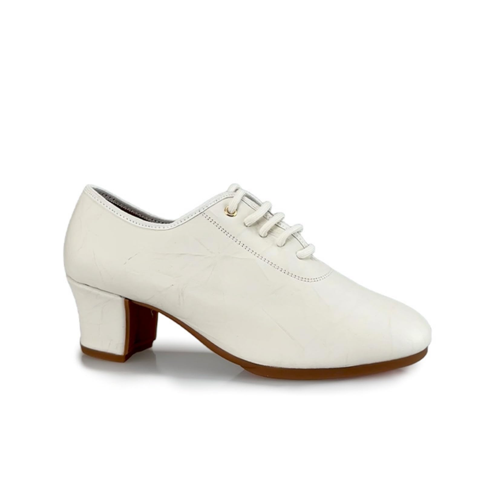 Hixingo Chaussures de Danse Grand Confort Femme Talon 5 CM, Chaussures de Danse Latine Femme Bout Fermé pour Salsa Bachata, Jazz, Latin, Standard, Rumba, Cha Cha