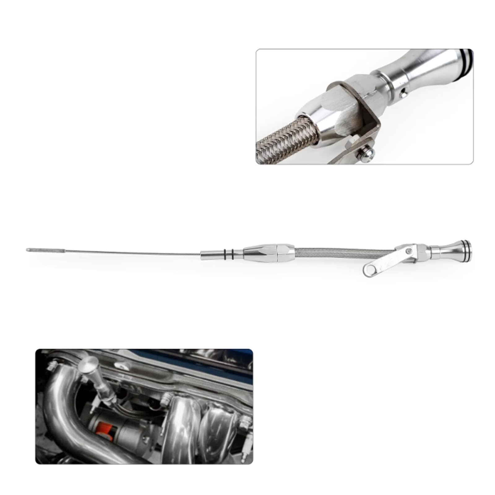 Asta di Livello Olio Motore Fluido per 260 289 302 SB Sensori Livello Olio Auto Asta di Livello Motore Asta di Livello Cambio Fluido Trasmissione Misura