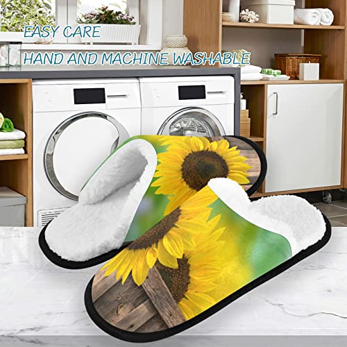 visesunny Slippers for Women Mens Winter Warm Memory Foam Cotton Home Slippers Women's House Slippers Bedroom Slippers Cozy Indoor Outdoor Shoes Unisex3