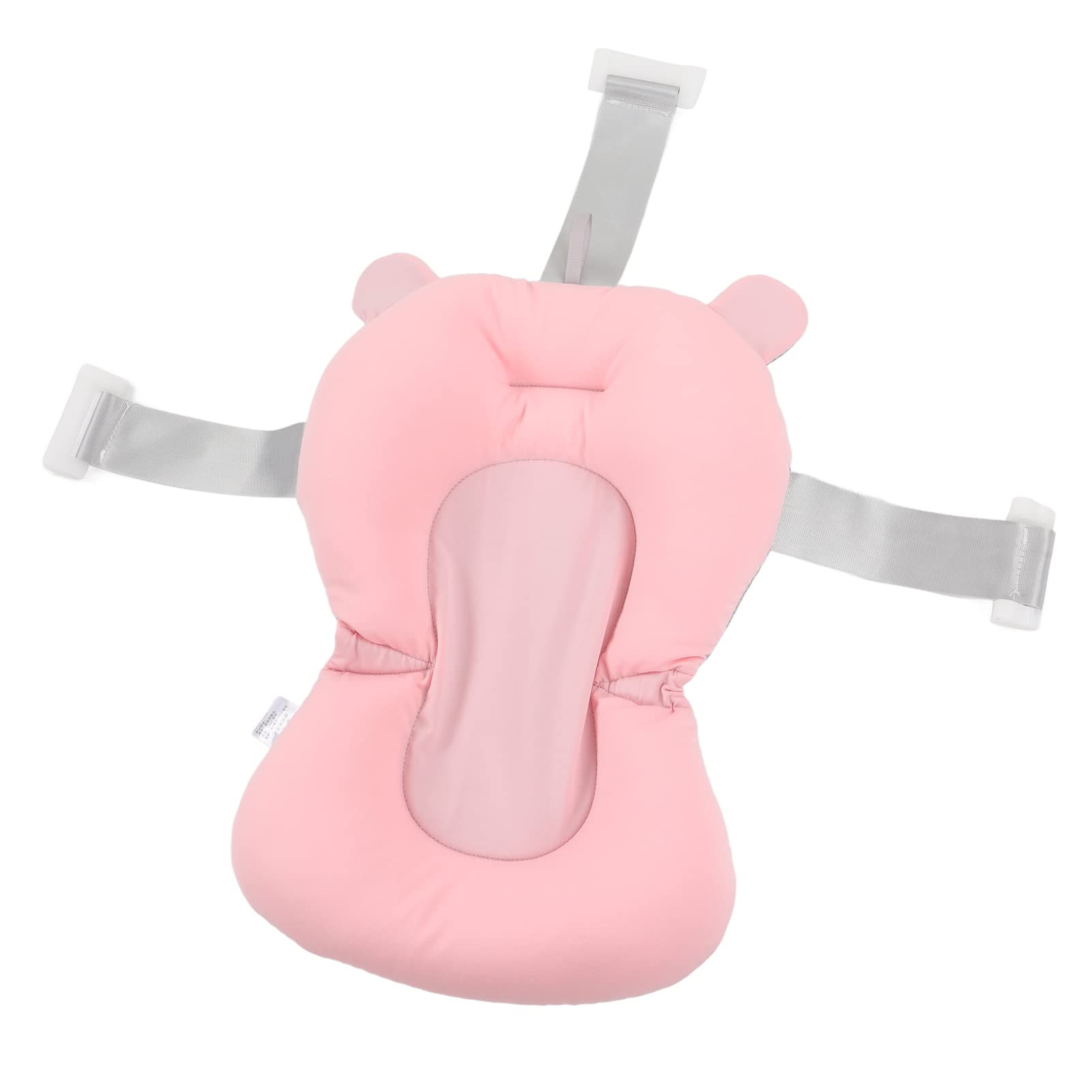 Coussin de Siège de Bain pour bébé, Coussin de Bain pour bébé pour nouveau-né (Ours rose)