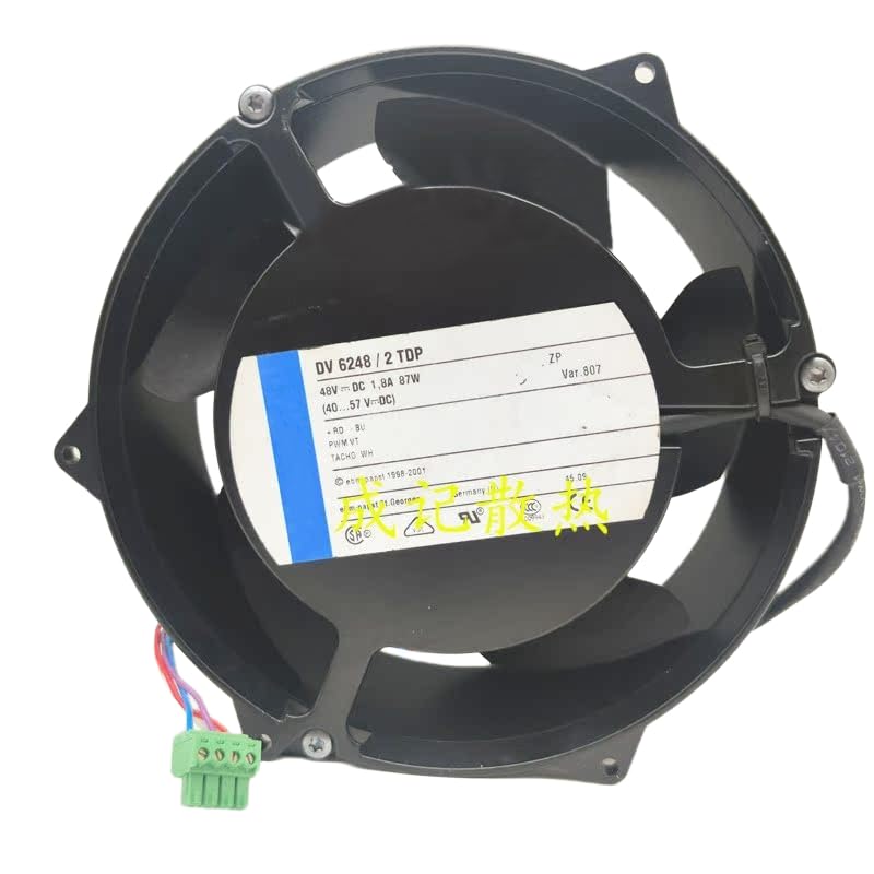 Ventilateur de refroidissement DV6248/2TDP 48VDC 17cm pour onduleur
