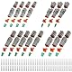 Jeinbuil Deutsch Stecker Set 140STK, DT KFZ Stecker 2/3/4/6-poliger, Auto Wasserdichter Elektrischer Steckverbinder für Auto LKW Boots