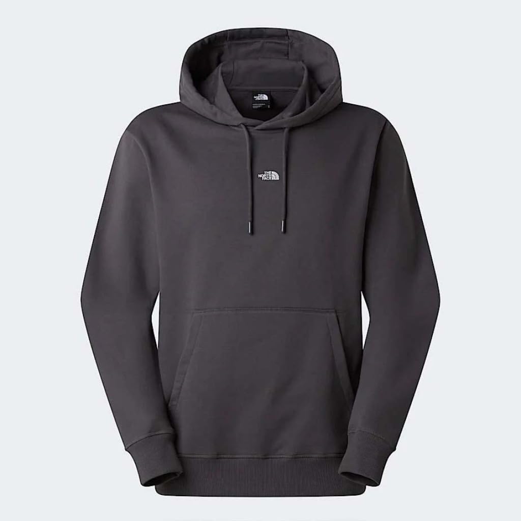 The North Face Gray Essential Light Relaxed Hoodie - Male - Long Sleeve Training Tops - S - Sport