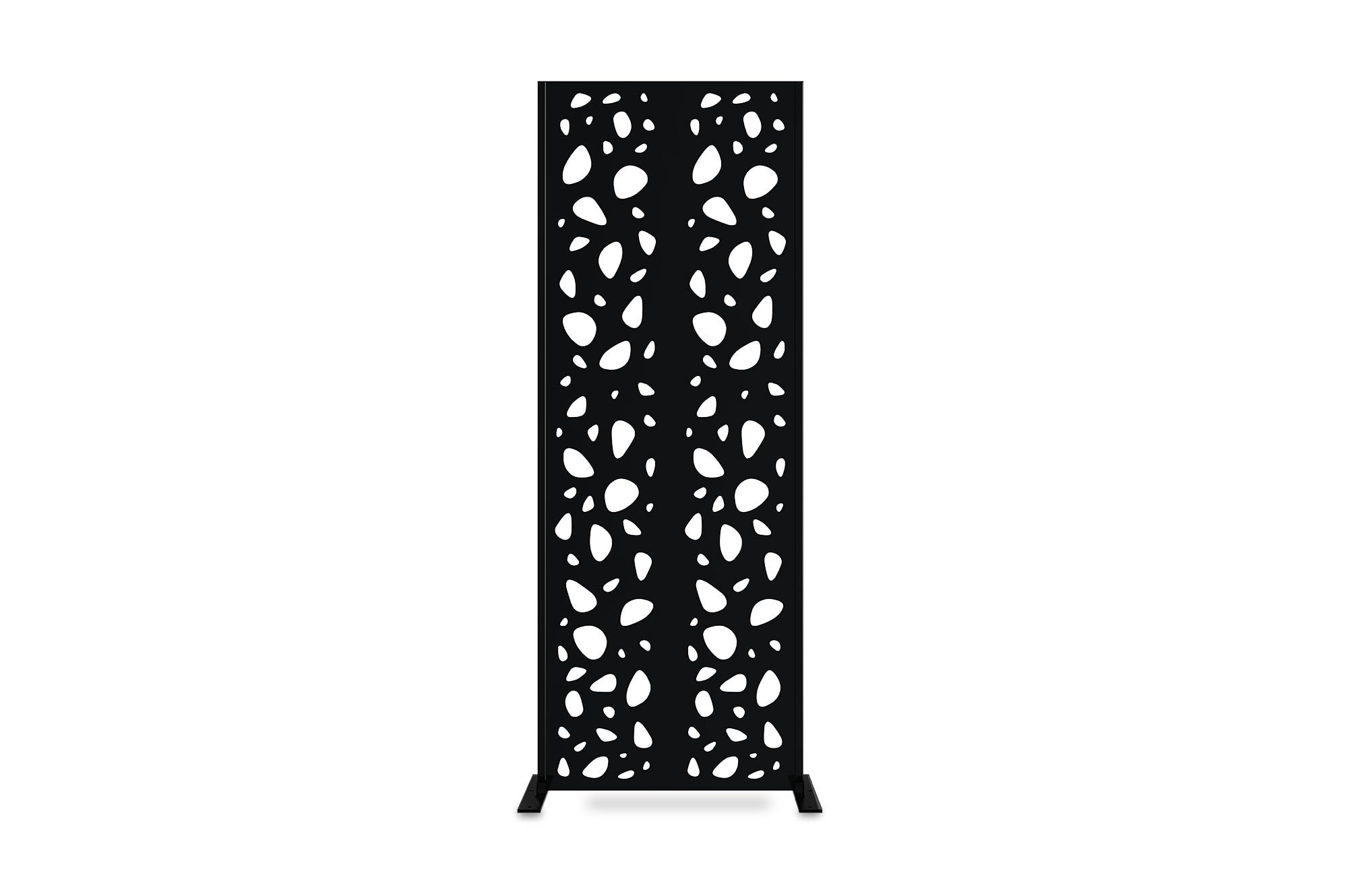 Panneau décoratif SUNNY noir pour stopper le vis-à-vis sur le balcon