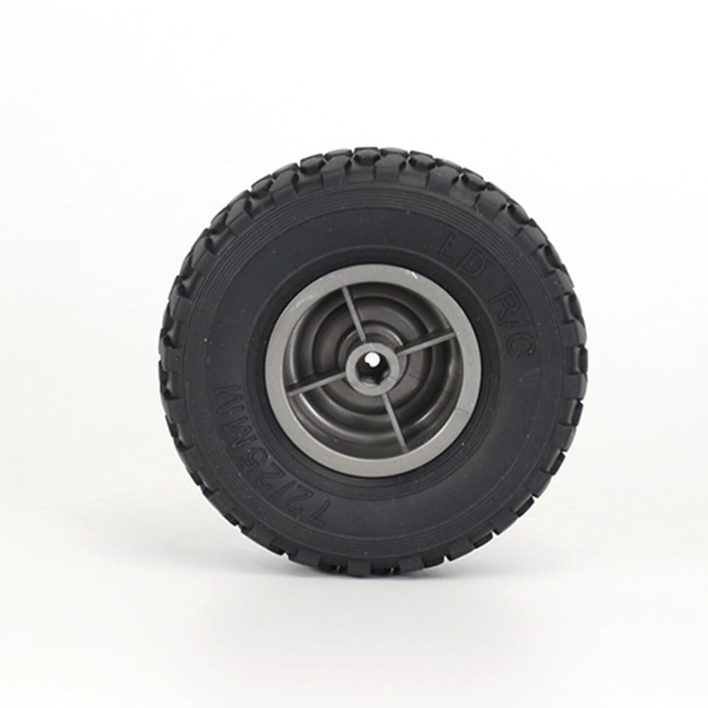 Veciado 4Pcs 72mm Soft Tire Wheel for MN D90 MN98 MN99S C14 C24 C34 B14 B24 LDRC P06 RC Car Upgrade Parts Accessories - Image 2