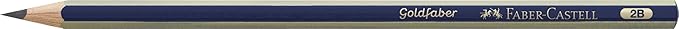 Faber-Castell Goldfaber 1221 Lápiz Grafito 2B para Dibujo y Boceto miniatura 2