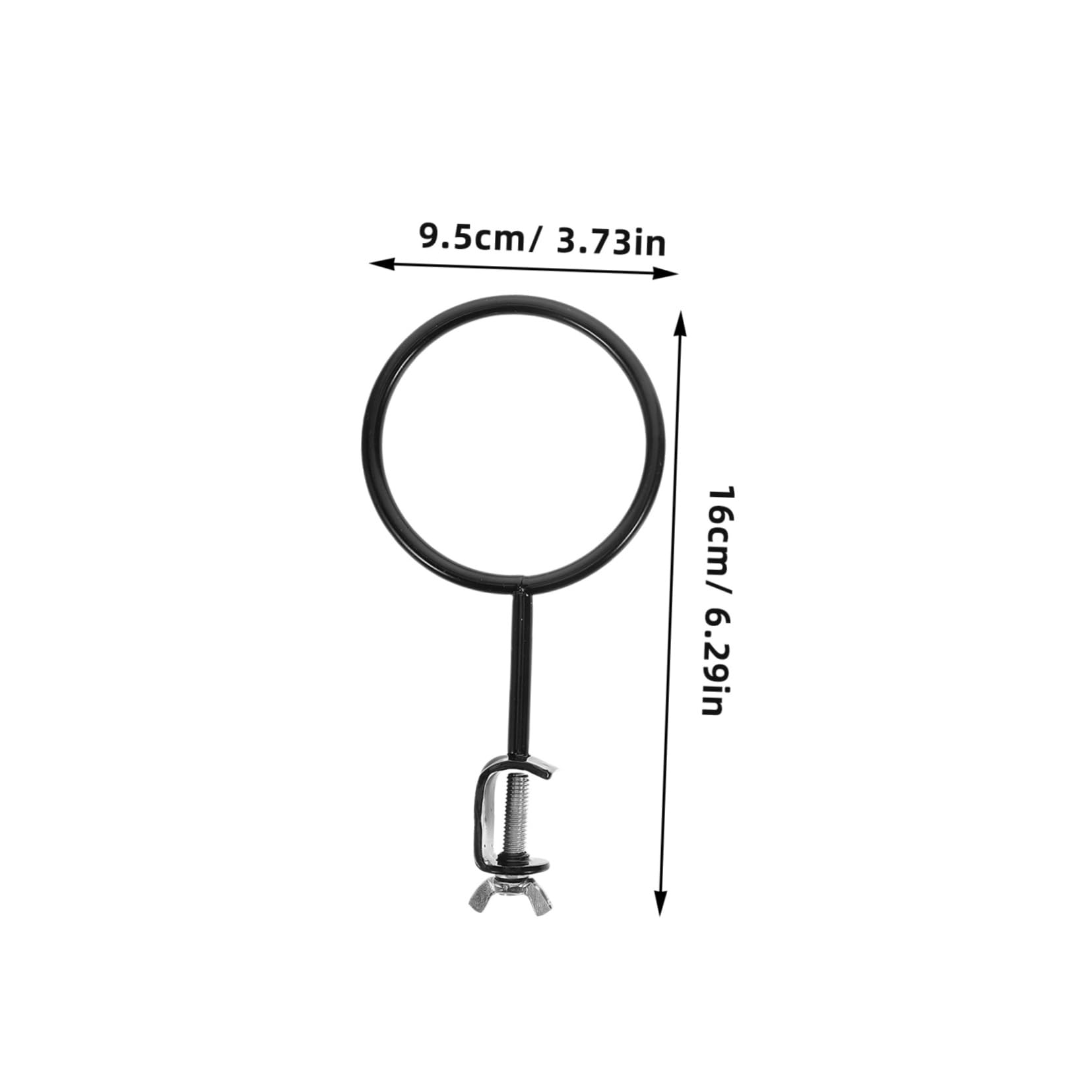 HANABASS 3pcs Lab Stand Ring Clamp Reliable Support for Beakers and Glassware High Stability Laboratory Flask Holder Educational Teaching Instrument for Chemistry Experiments