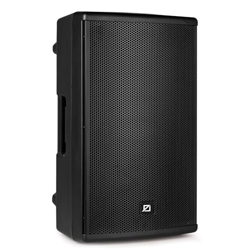 Power Dynamics PD415A - PA Lautsprecher Aktiv, Bi-Amp 15 Zoll, 1400 Watt, DSP, DJ Box, Musikbox Bluetooth groß, perfekte Boxen für DJ Anlage, Aktiv Lautsprecher, Schwarz