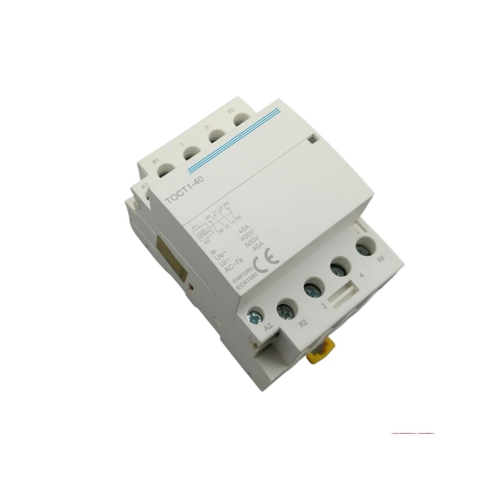 HUUOQIWY TOCT1 4P 40A 2NC 2NO 220V 400V~ 50/60HZ Rail-Type Household AC Modular contactor