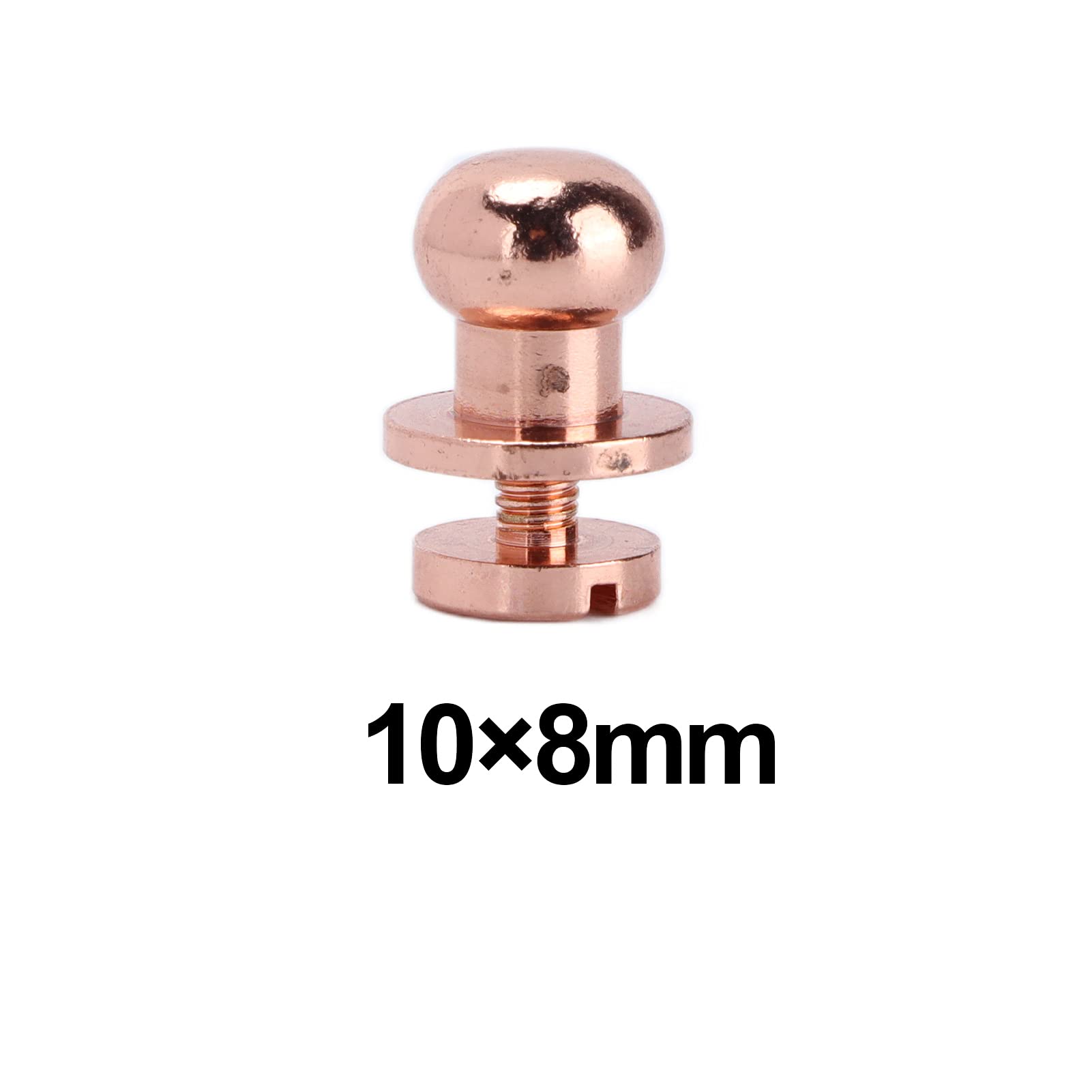 Metalen knoopklinknagels, 10st messing zilveren klinknagel DIY leer ambachtelijke metalen klinknagel met trekring gesp voor tassen Riemen lederen armbanden schoenen laarzen handtassen Metalen knoopklinknagels, 10st messing zilveren klinknagel DIY leer ambachtelijke metalen klinknagel met trekring gesp voor tassen Riemen lederen armbanden schoenen laarzen handtassen