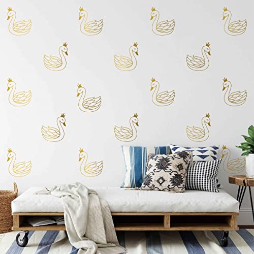 60pcs Vinilos Decorativos Cisnes para Paredes de Cuarto Infantil miniatura 2