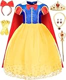 Funna Costume Princess Dress for Toddler Girls with Accessories, 4T