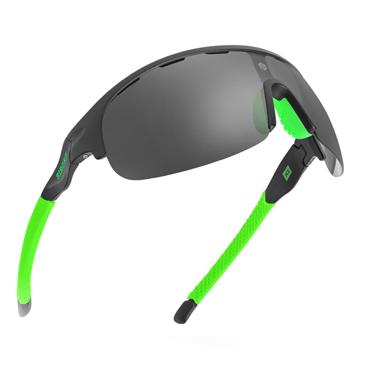 SIROKO - Gafas Deportivas Fotocromáticas K3 PhotoChromic Alpe D'Huez Negro/Verde