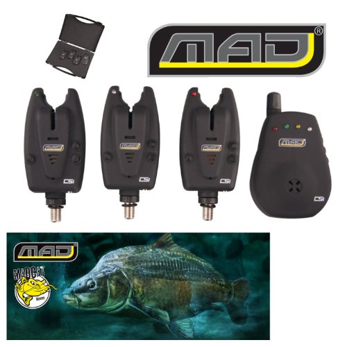 Preisvergleich Produktbild DAM Mad CSI Wireless Bite Alarm Set 3+1