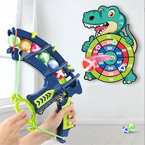 Metglad おもちゃ 弓矢玩具 12ボール枚入 りダーツボード 対戦おもちゃ 複数のボールをロードでき 壁掛け用ダーツセット オフィスゲーム練習 室内遊び 競技用家庭用 男女共用