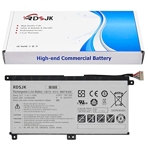 AA-PBUN3AB AA-PBUN3QB Tablet Battery for Samsung Notebook 5 NP300E5K NP530E5M NP550XTA NP730QAA NP740U3L NP740U5L NP740U5M NP740U3M NP800G5M 500R5M 8500GM 810G5M 300E4M 550XAA 300E5K Series 11.4V 43Wh