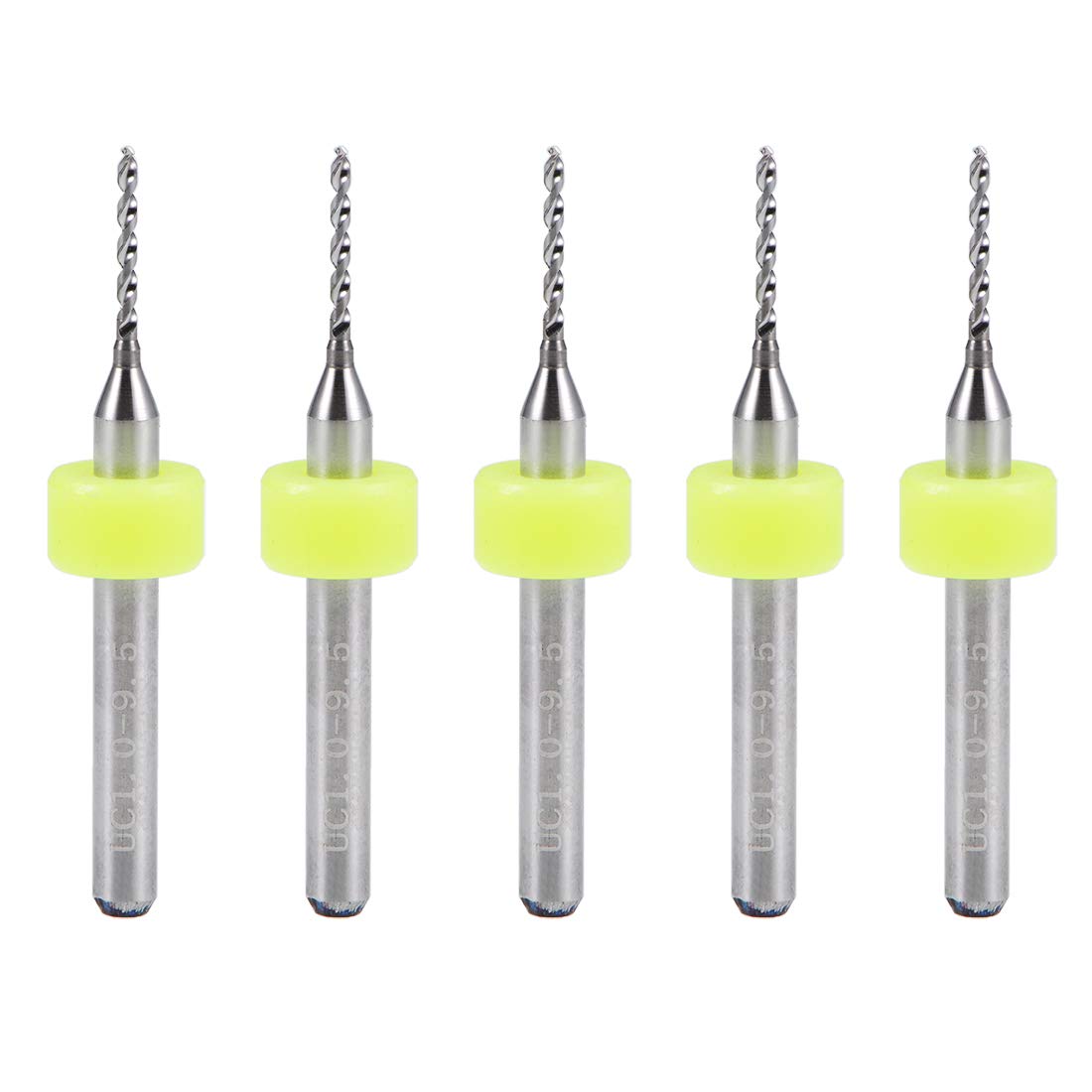 uxcell PCB Drill Bits 1mm Tungsten Carbide Rotary Tool Jewelry CNC Engraving Print Circuit Board Micro Drill Bits 1/8 Inch Shank 5 Pcs