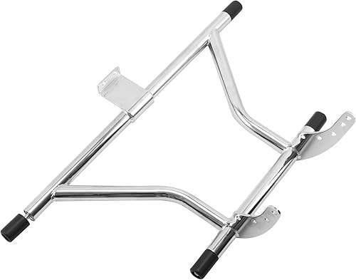 Miniatura 4 de TCT-MOTORPARTS Barra cromada de protección de motor apta para modelos de control delantero Harley Fat Bob Fat Boy Low Rider Street Bob 2018-2024