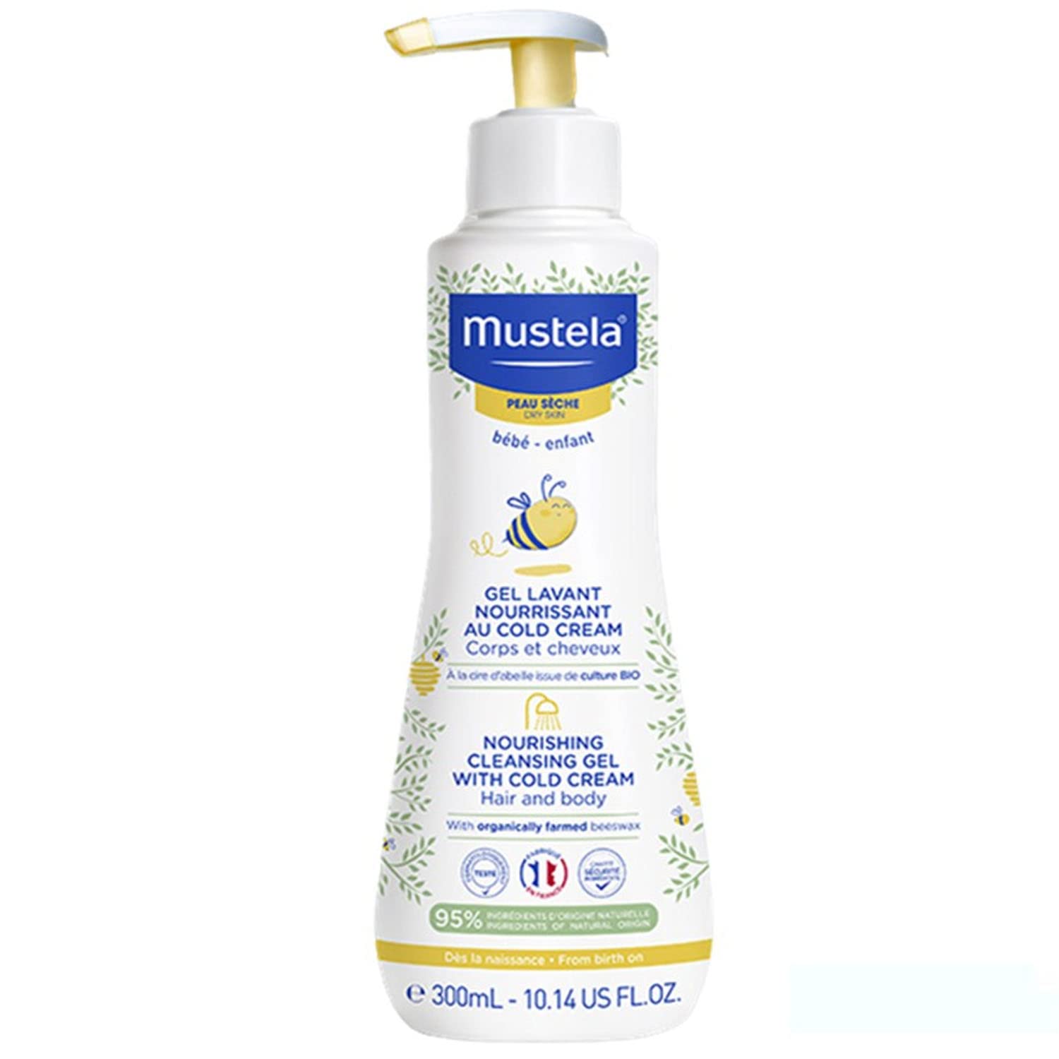 Mustela Soğuk Krem İçeren Besleyici Temizleme Jeli 300 Mililitre