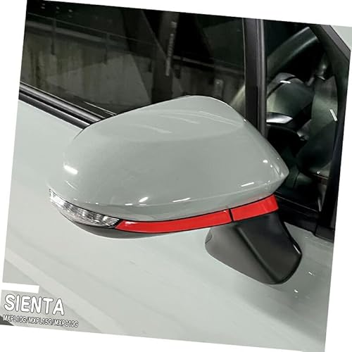 【松印】車種専用 ドアミラーステッカー シエンタ L10 C10 MXPL10G MXPL15G MXPC10G 【カラー:通常レッド】