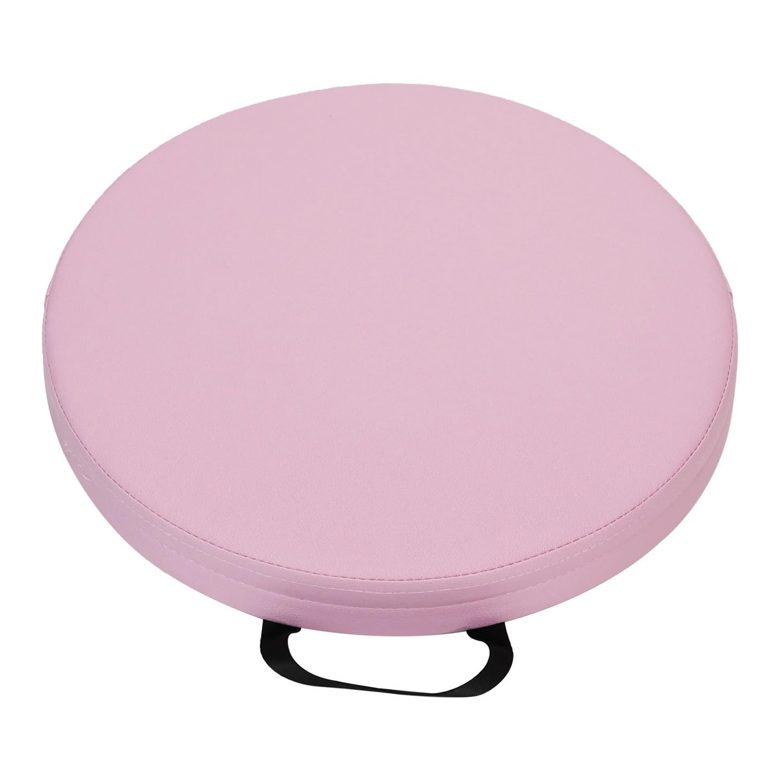 Gwyzax Stool Cushions 35CM Round Cushion Sponge Pad Dining Chair Cushions Outdoor Garden Seat Thicken Pads Stool Non-slip(Pink)