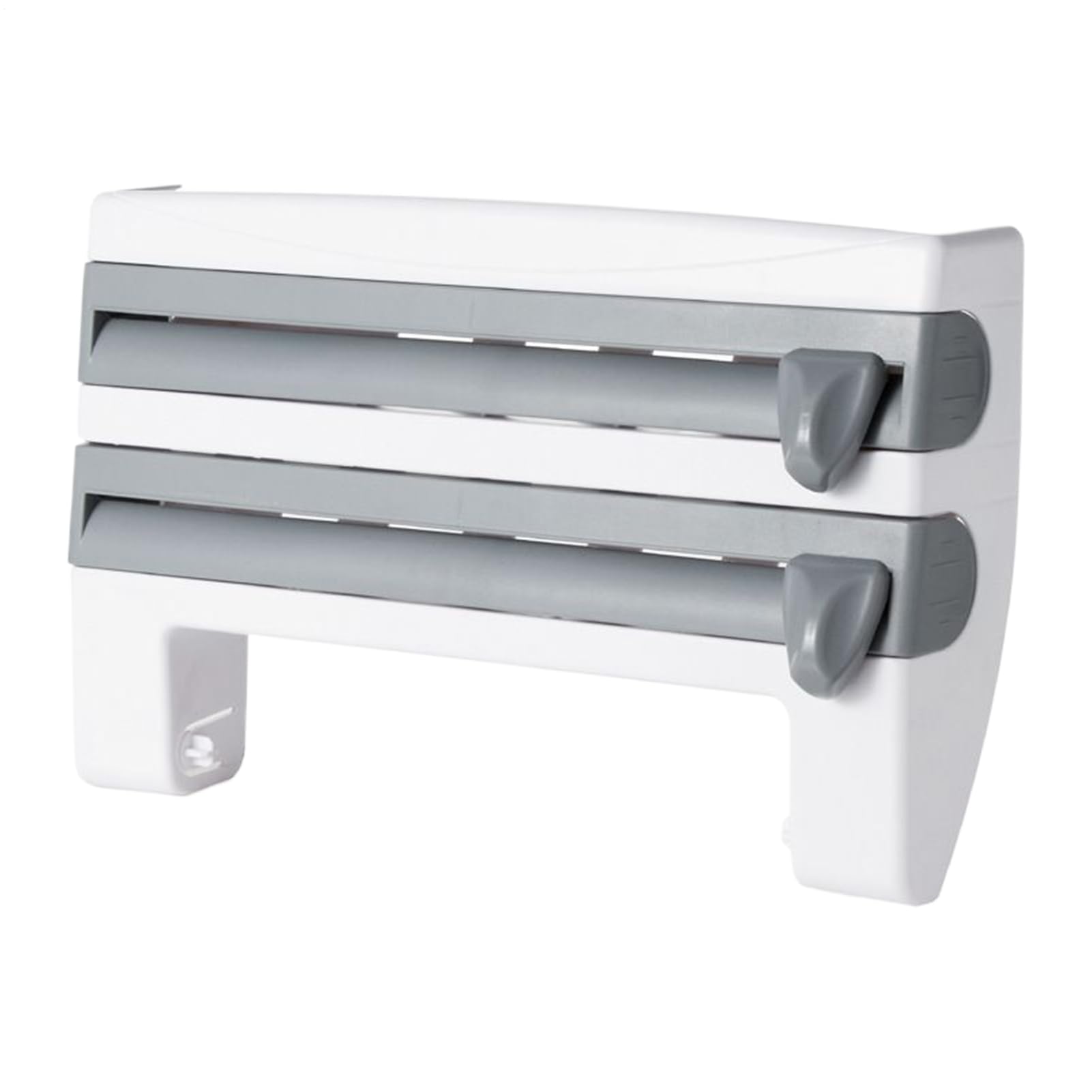 Dispensador De Papel Aluminio con Cortador Film Dispensador con Cortador | Organizador Reutilizable Para Puerta Y Cajón Conservación Alimentos Y Bocadillos