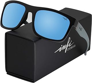 INFI Fishing Polarized Sunglasses for Men Driving Running Mirrored Glasses UV400 Protectiont