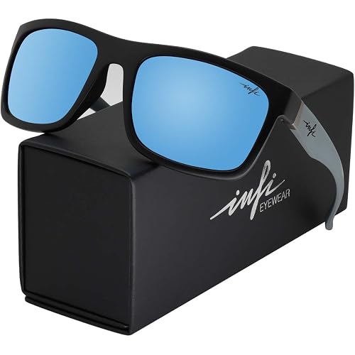 INFI Fishing Polarized Sunglasses for Men Driving Running Mirrored Glasses UV400 Protectiont